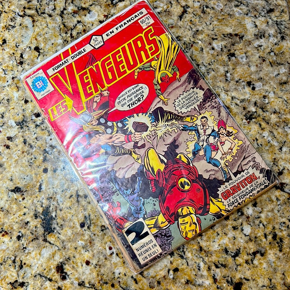 Édition Héritage 52 page Francais Les vengeurs Bande De BD 🇨🇦📦👍🏾👏🏽